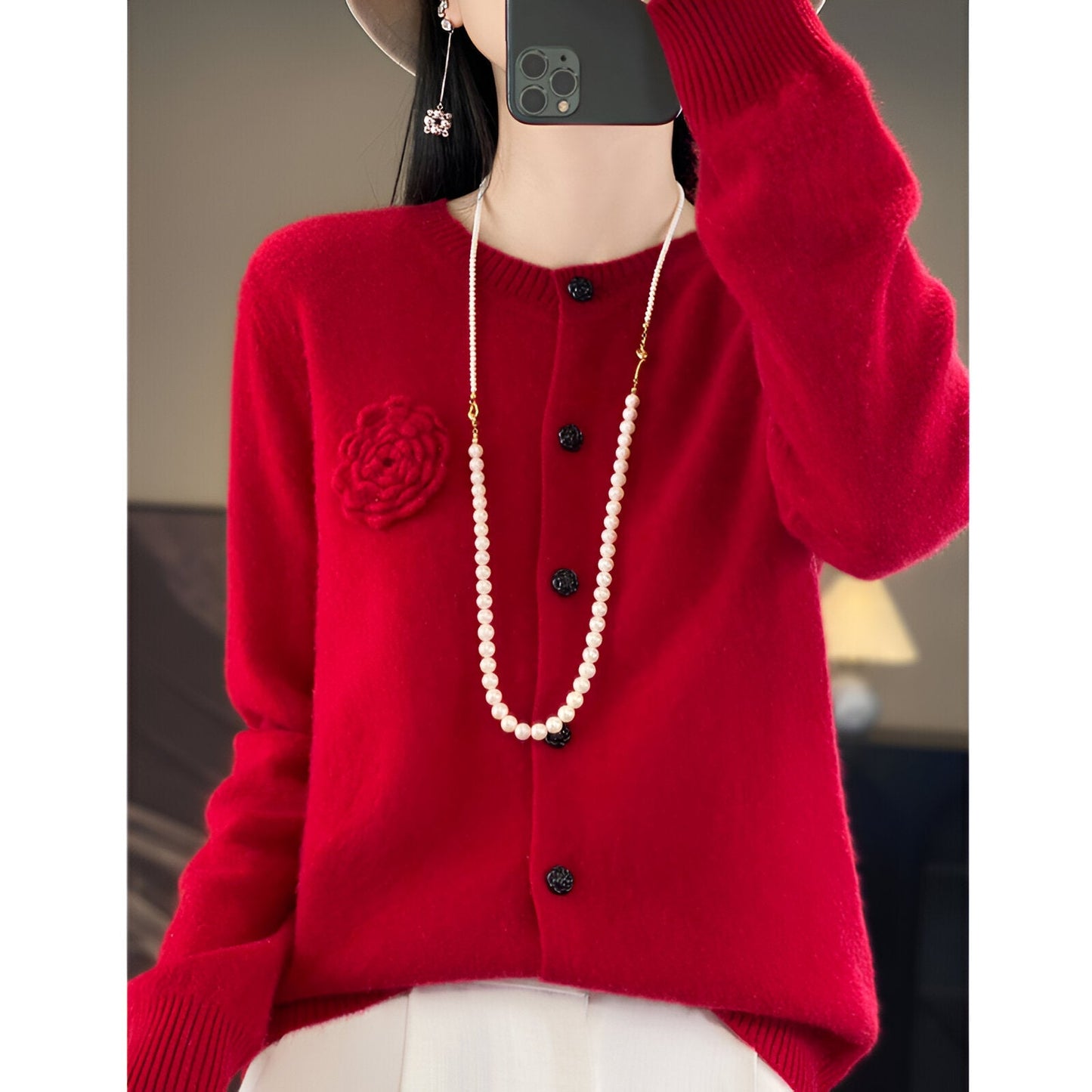 Isabellina | Luxuriöses Merino-Cashmere-Sweatshirt