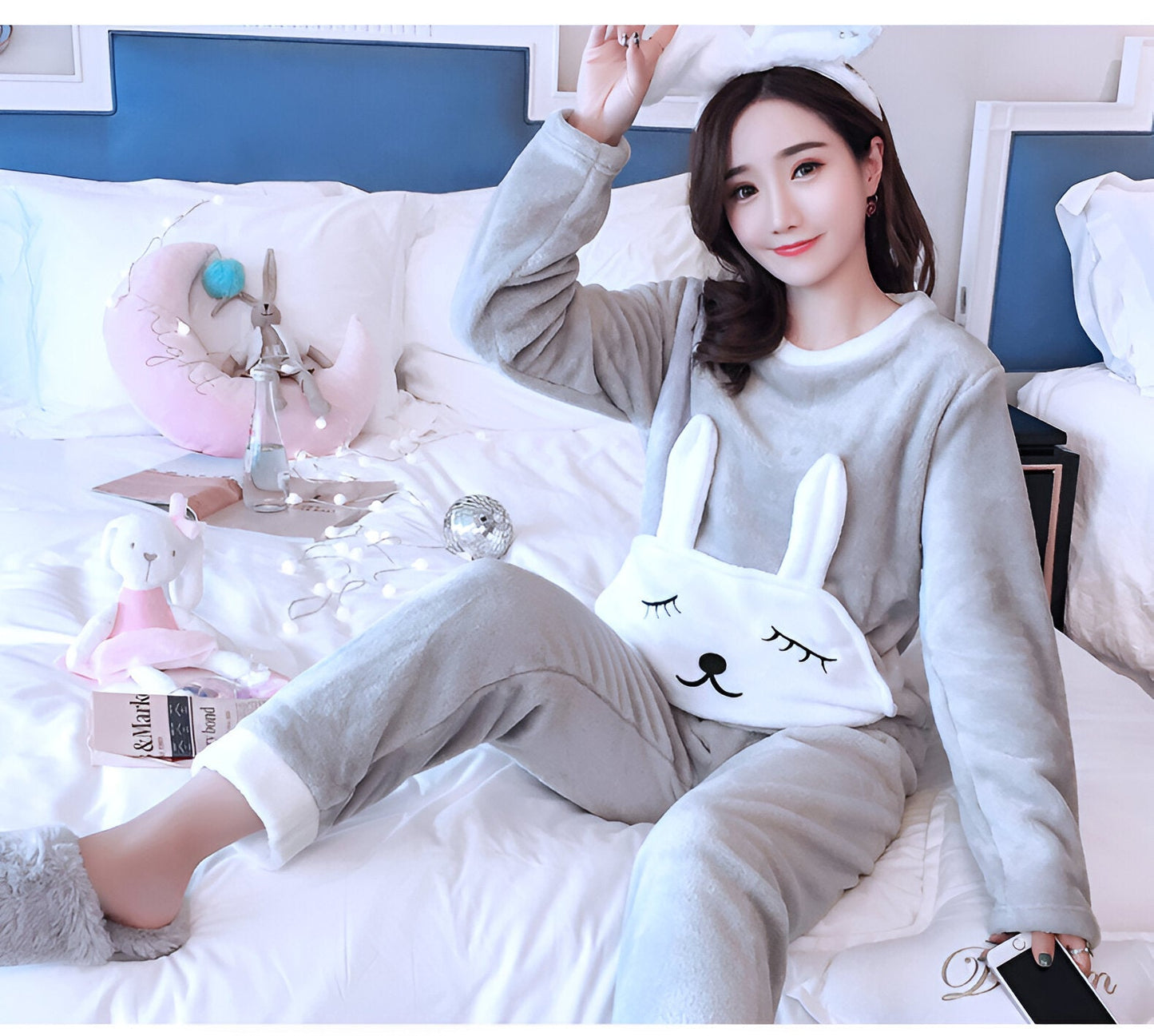 Jana | Kuscheliges Fleece-Pyjama-Set