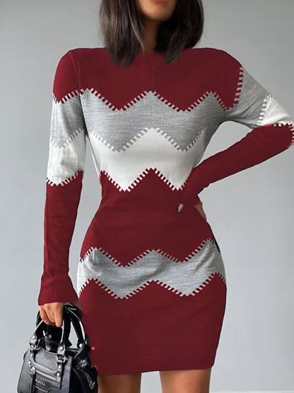 Amal | Elegantes Strick-Bodycon Mini-Kleid