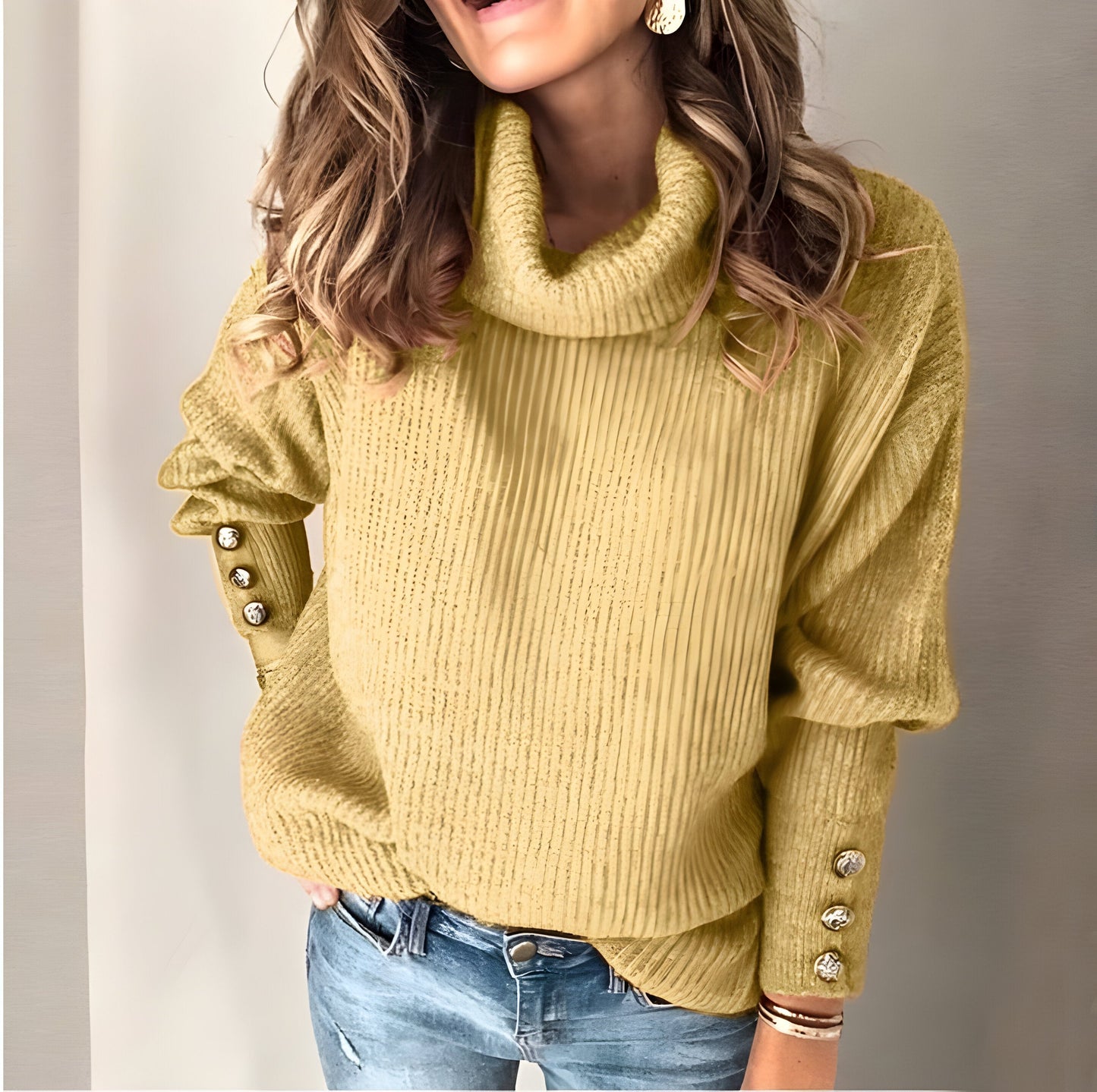 Lakyn | Elegantes Damen-Turtleneck mit stilvollen Details