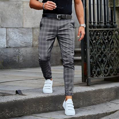 Kian | Stilvolle Karierte Herren Chino