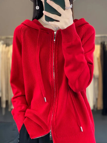 Chay | Luxuriöser Kapuzen-Cardigan