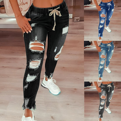 Florinda | Vintage Distressed High-Waist Jeans