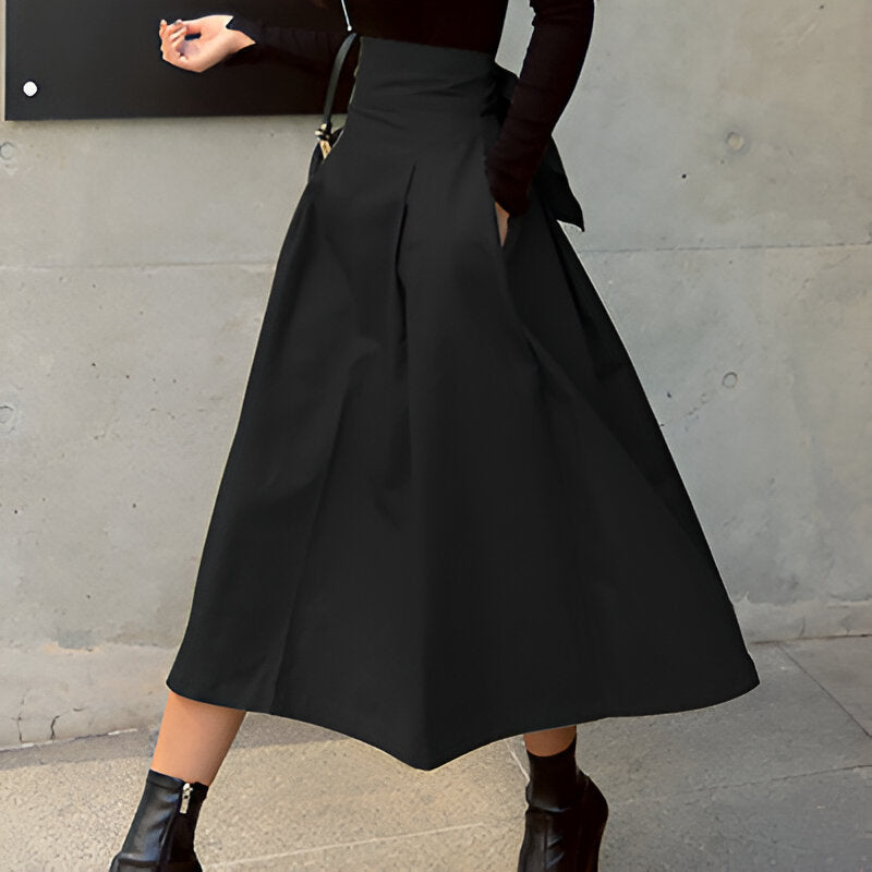 Malena | Damen koreanische Mode langen Rock