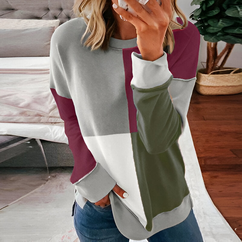 Elektra | Vibrantes Tie-Dye Langarm-Top (Saison 2)