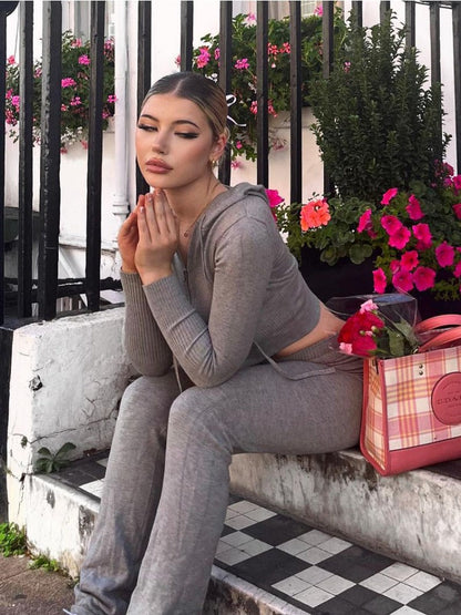 Anaïs | Bequemer Strick 2-teiliges Tracksuit