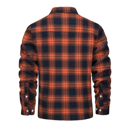 Karierte Jacke mit Fleecefutter - Evans