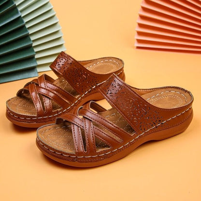 FEMKE - Orthopädische Vintage-Sandalen