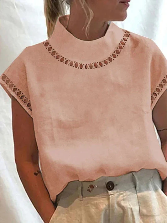Paulette - Vintage Lässige Bluse