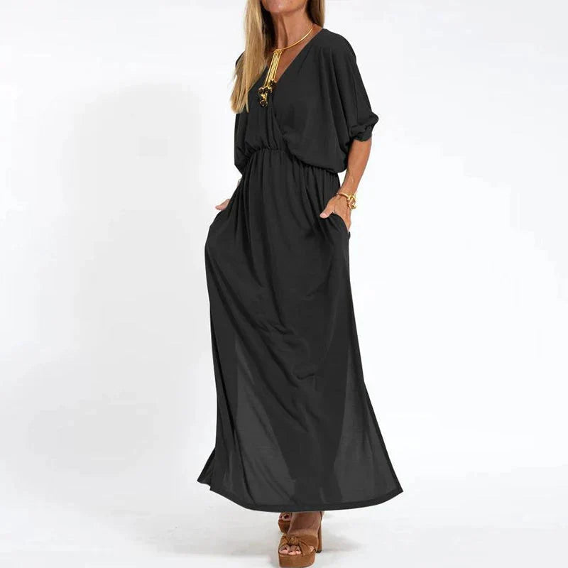 Emaline - Lockeres Maxikleid