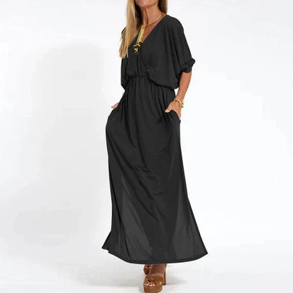 Ashita - Lockeres Boho-Maxikleid