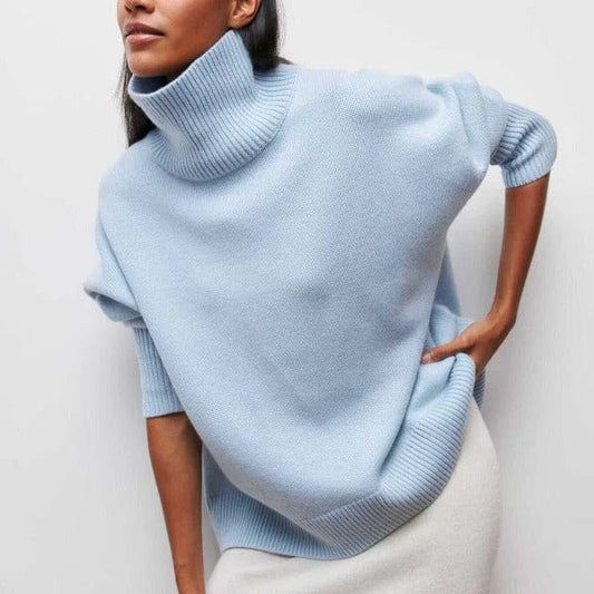 Oversize-Rollkragenpullover CLARA aus Kaschmir