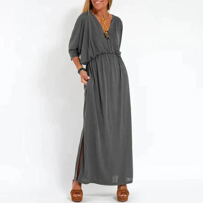 Ashita - Lockeres Boho-Maxikleid