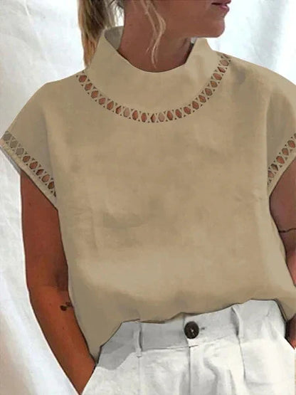Paulette - Vintage Lässige Bluse