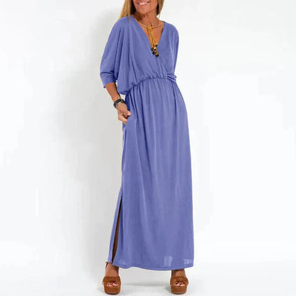 Ashita - Lockeres Boho-Maxikleid