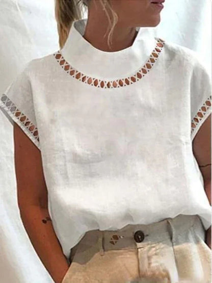 Paulette - Vintage Lässige Bluse