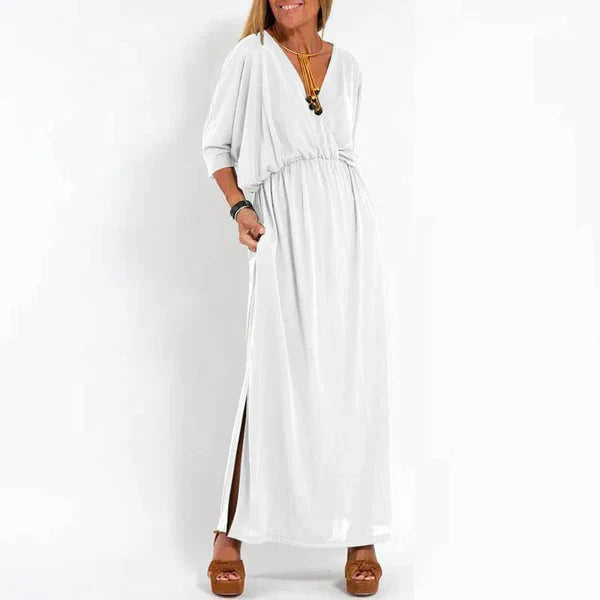 Ashita - Lockeres Boho-Maxikleid
