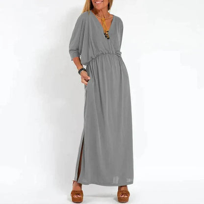 Ashita - Lockeres Boho-Maxikleid