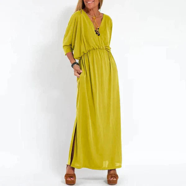 Ashita - Lockeres Boho-Maxikleid