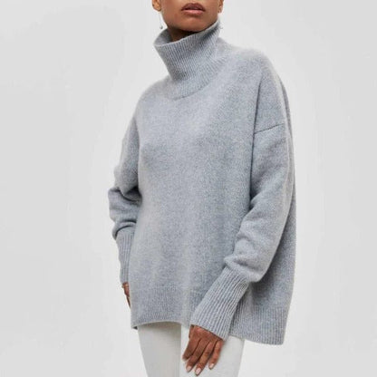 Oversize-Rollkragenpullover CLARA aus Kaschmir