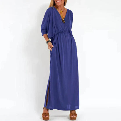Ashita - Lockeres Boho-Maxikleid
