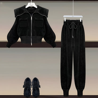 Alix | Mühelos schickes Corduroy Zwei-Teile Set
