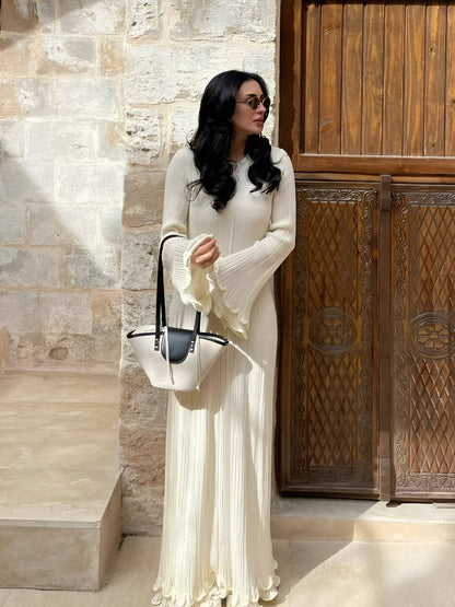 Elza | Elegantes & Sexy Rückendekolleté Rüschenkleid