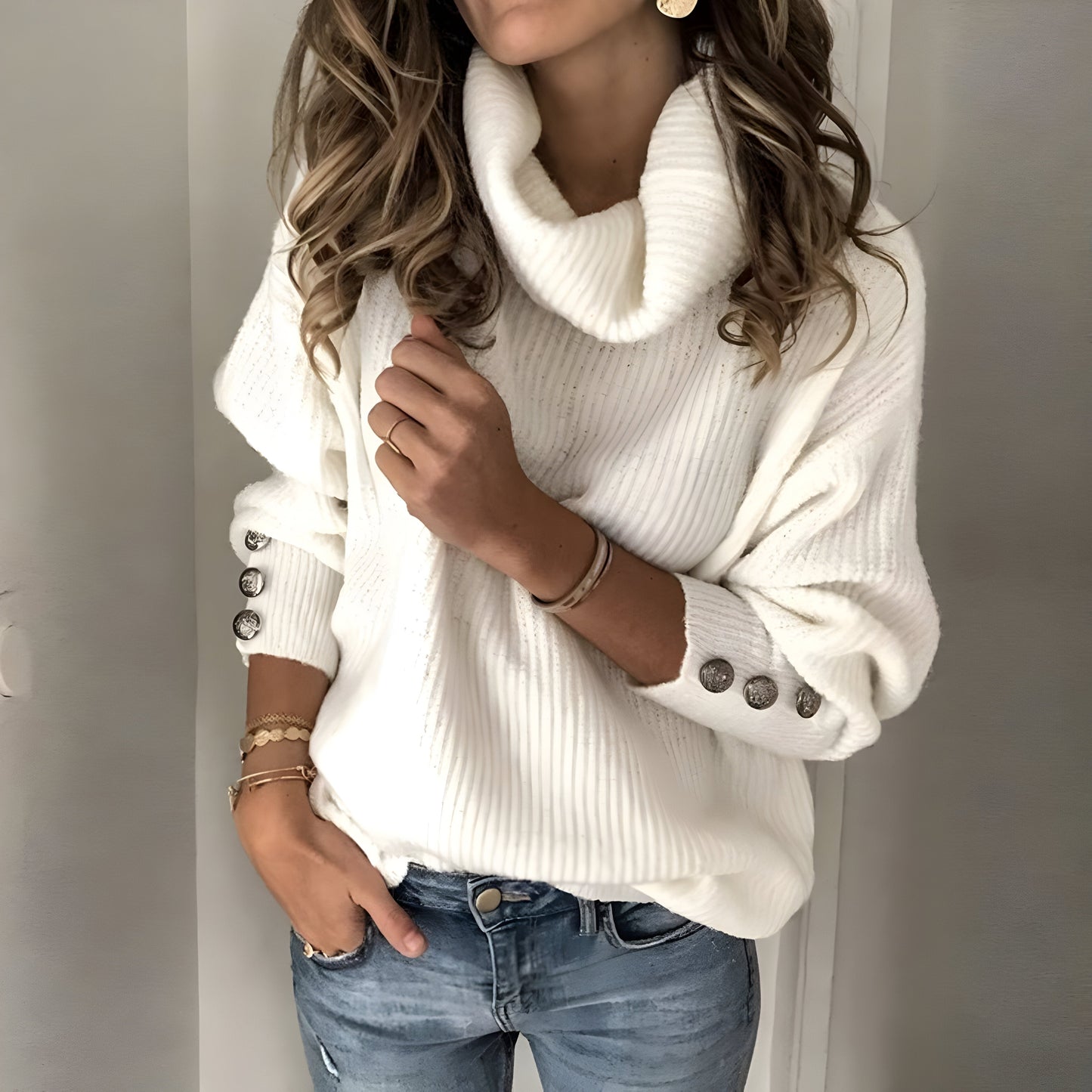 Lakyn | Elegantes Damen-Turtleneck mit stilvollen Details