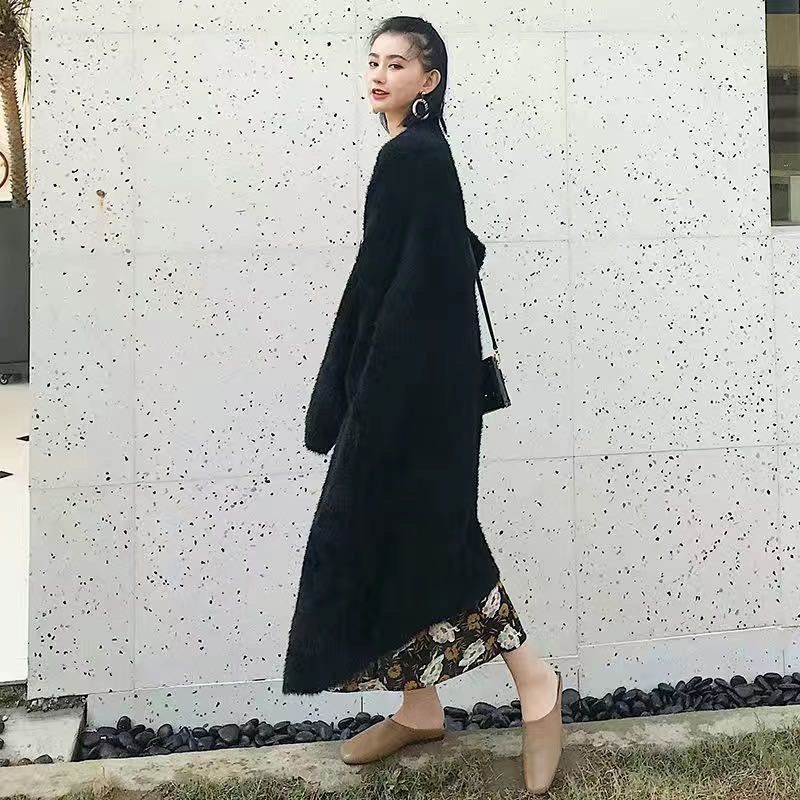 Evin | Weißer Langer Cardigan