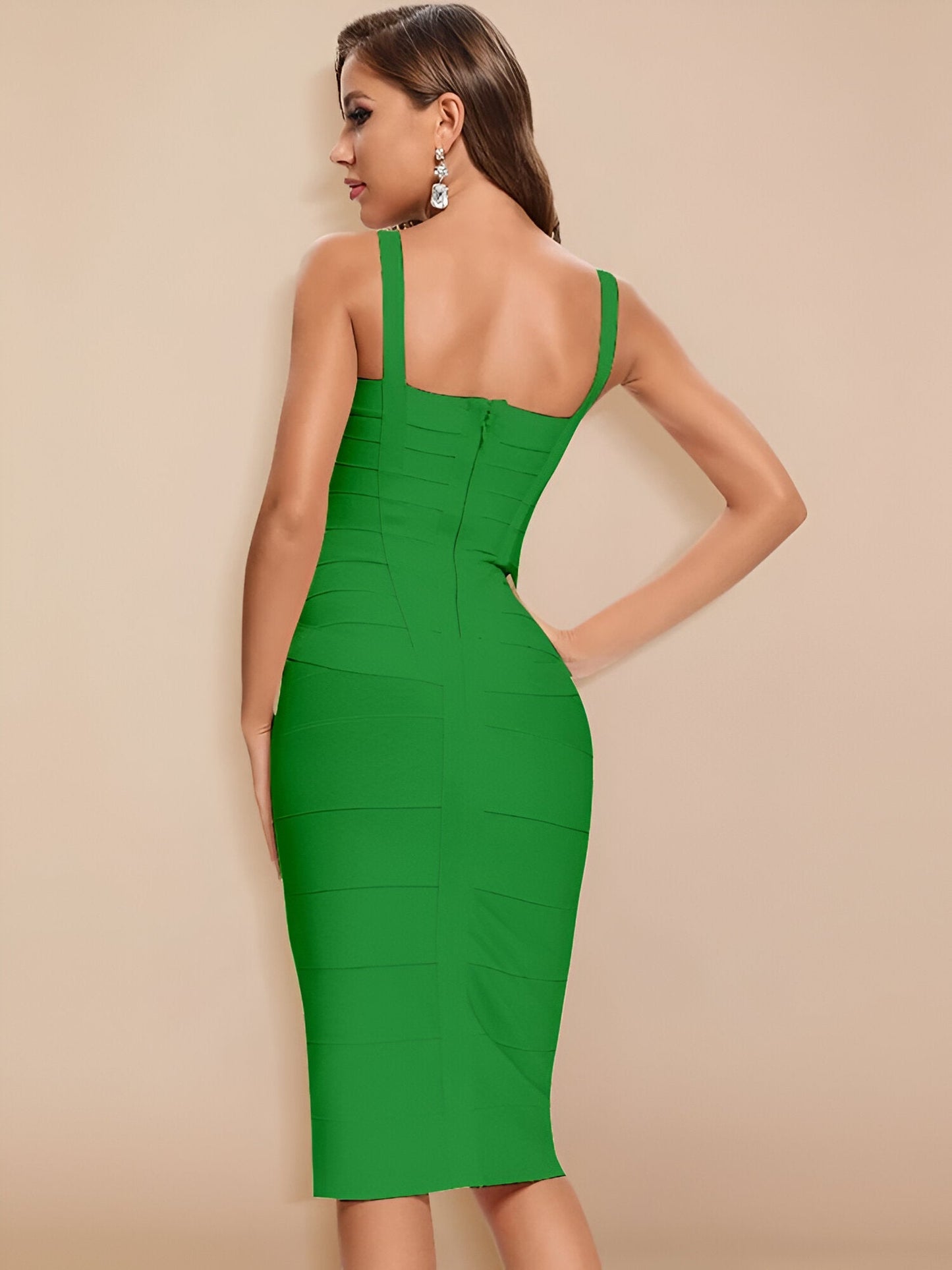 Indira | Elegantes Vintage Bandage Kleid