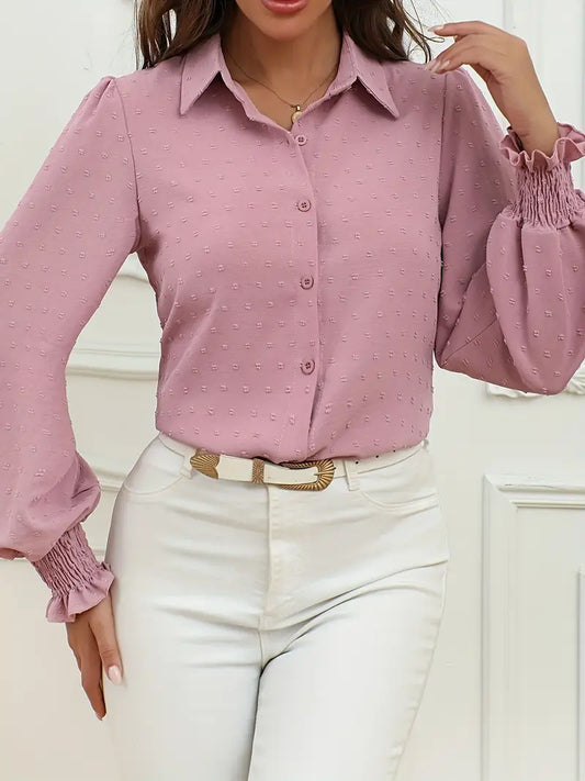 Kimberly | Schickes Shirt mit leichten Drachenärmeln