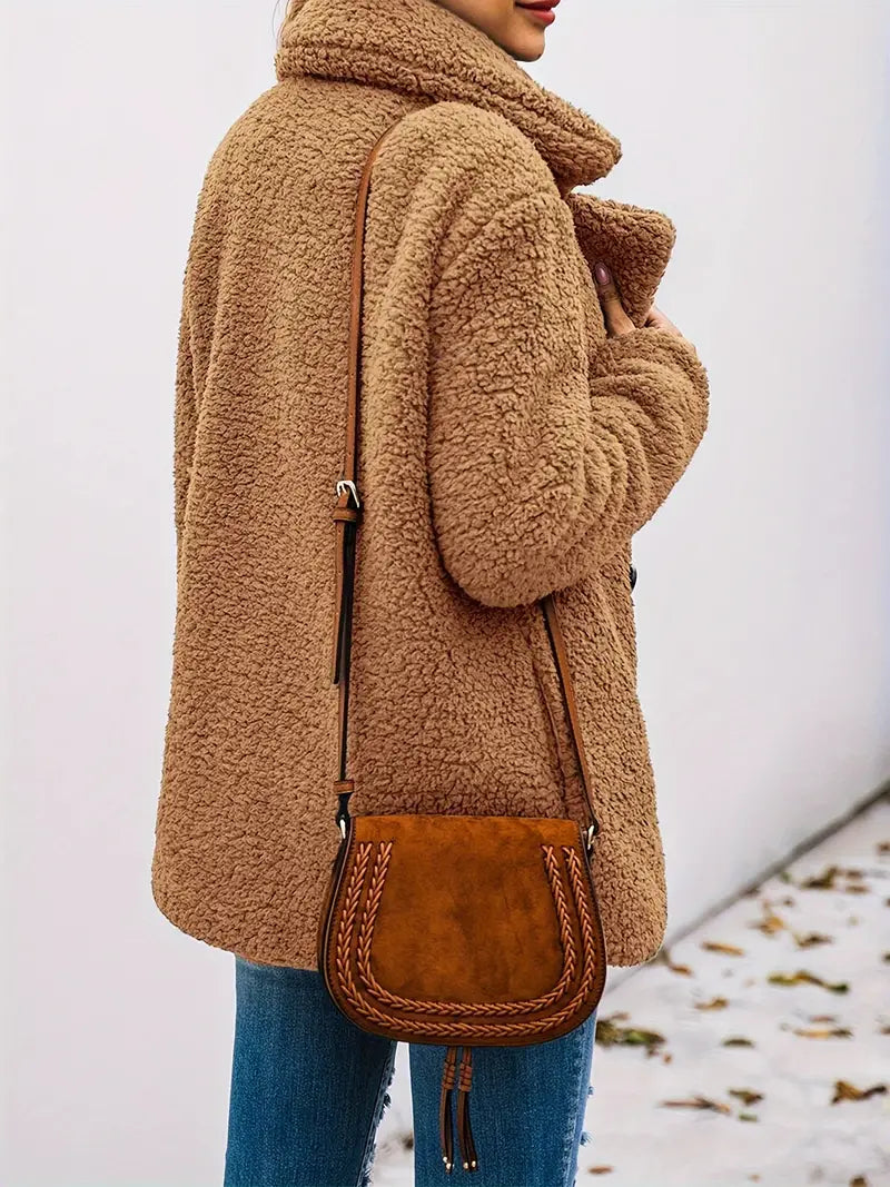 René | Luxuriöse Teddyjacke für die kalte Jahreszeit