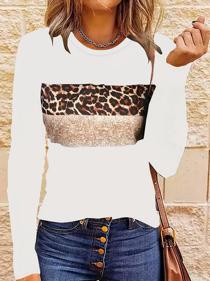 Lada | Das Schicke Leopard-Print Langarmshirt
