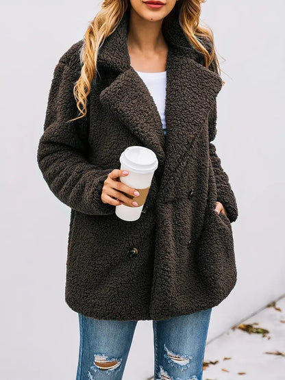 René | Luxuriöse Teddyjacke für die kalte Jahreszeit