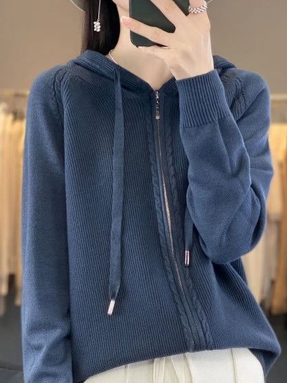 Chay | Luxuriöser Kapuzen-Cardigan