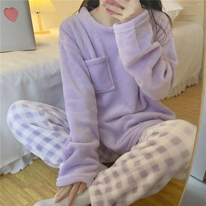 Jana | Kuscheliges Fleece-Pyjama-Set