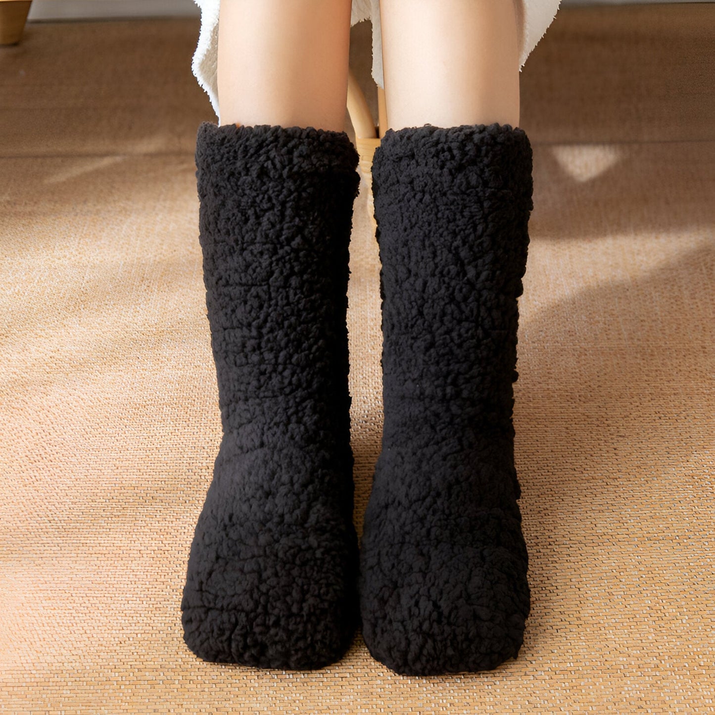 Halina | Kuschelige Samt-Fleece-Socken für Damen
