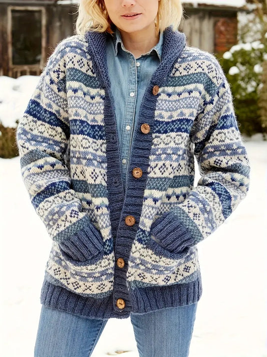 Tovah | Streifenmuster-Cardigan