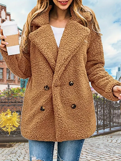 René | Luxuriöse Teddyjacke für die kalte Jahreszeit
