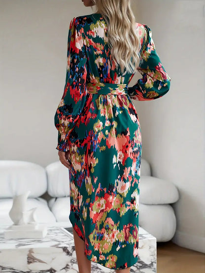 Ansen - Allover Print Wickelkleid