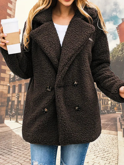 René | Luxuriöse Teddyjacke für die kalte Jahreszeit