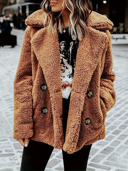 René | Luxuriöse Teddyjacke für die kalte Jahreszeit