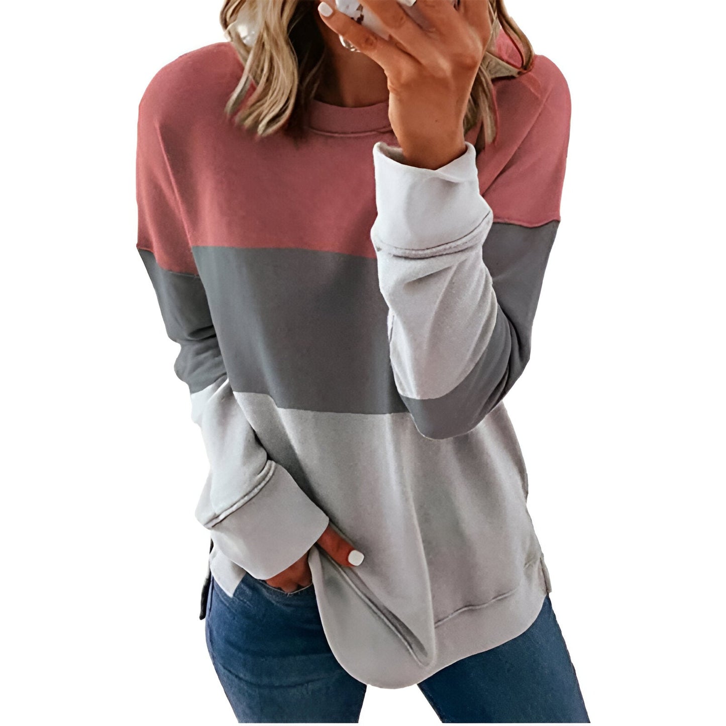 Elektra | Vibrantes Tie-Dye Langarm-Top (Saison 2)