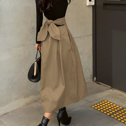 Malena | Damen koreanische Mode langen Rock
