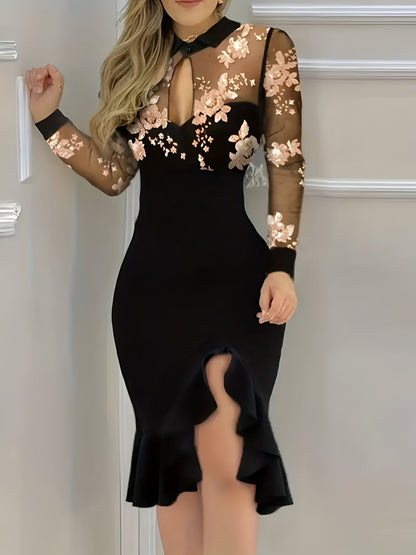 Eloisa | Elegantes Floral Bodycon Kleid