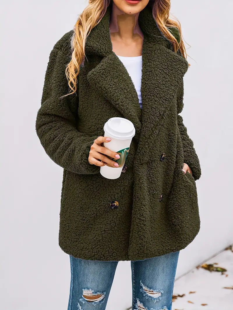René | Luxuriöse Teddyjacke für die kalte Jahreszeit