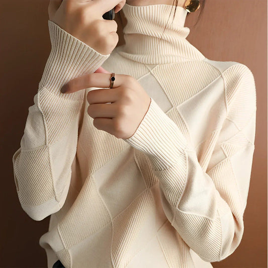 Julie - Kaschmirpullover mit Rollkragen