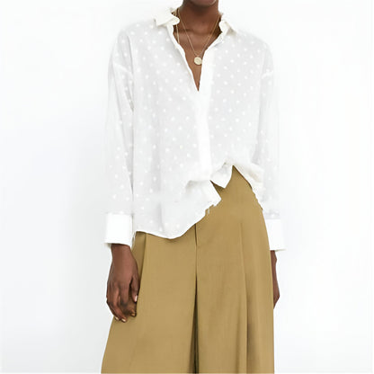 Alvi | Elegante Polka Dot Bluse
