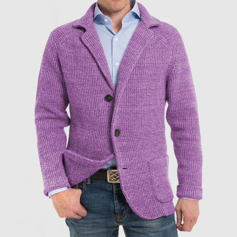 Lois - Elegante Herrenjacke mit langen Ärmeln und Pattentaschen