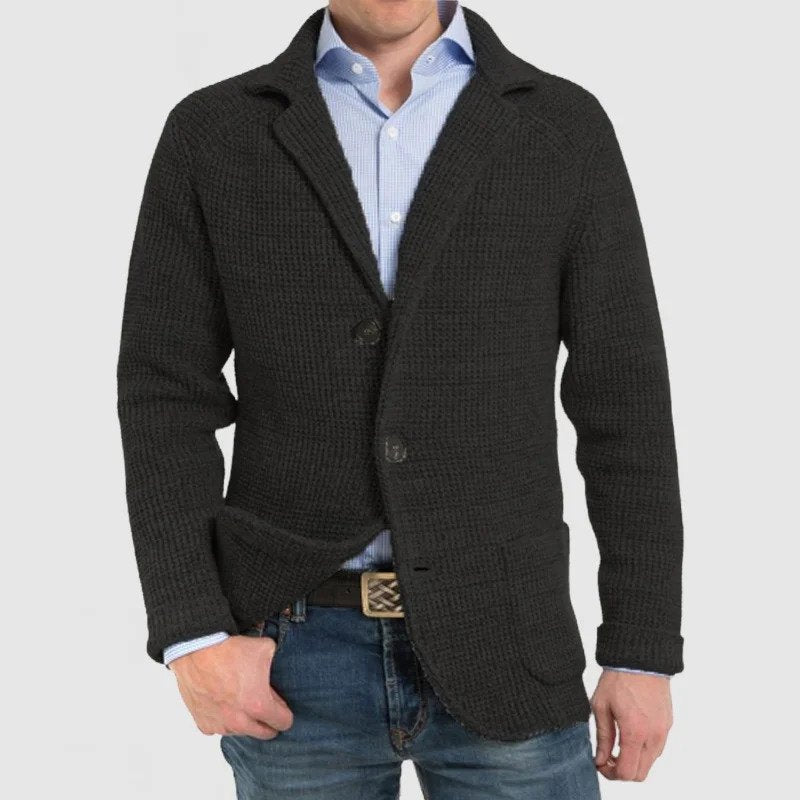 Lois - Elegante Herrenjacke mit langen Ärmeln und Pattentaschen
